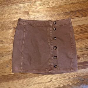 Free people tan/orange skirt
